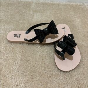 Mini Melissa Adorable Girls Sandals - size 1